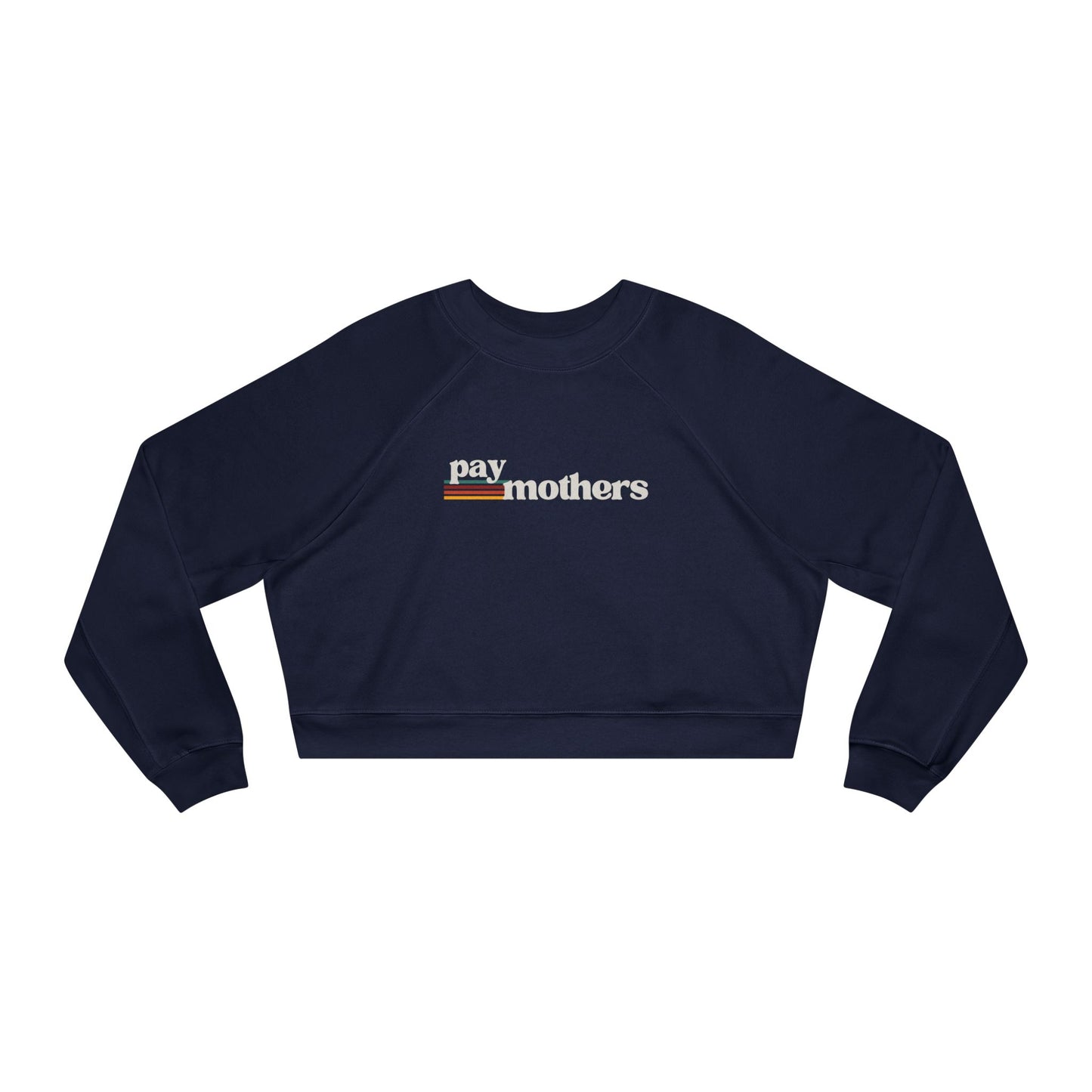 Pay Mothers | Cropped Fleece Sweatshirt