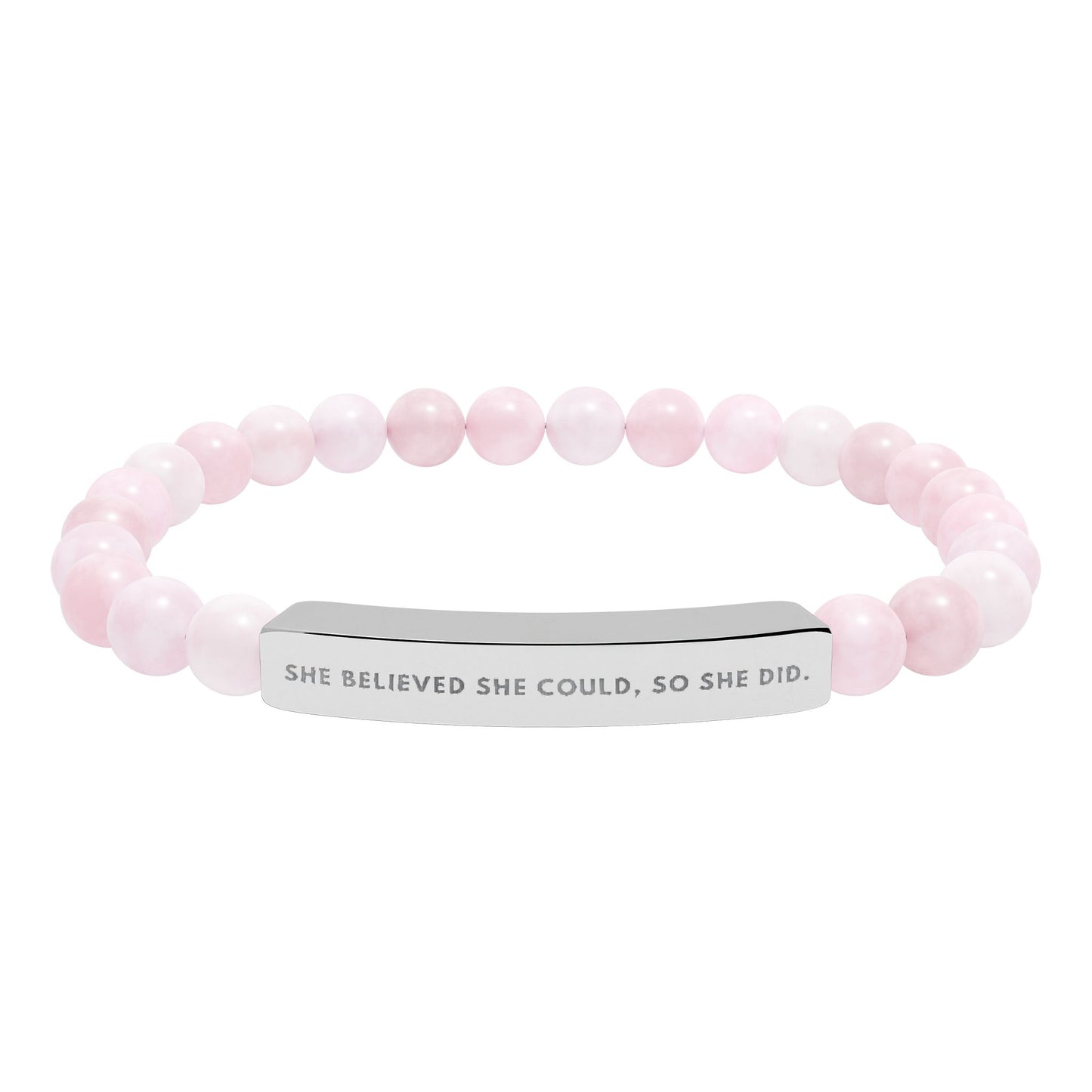She Believed She Could, So She Did | 18K Gold‑Plated Chakra Stone Bracelet