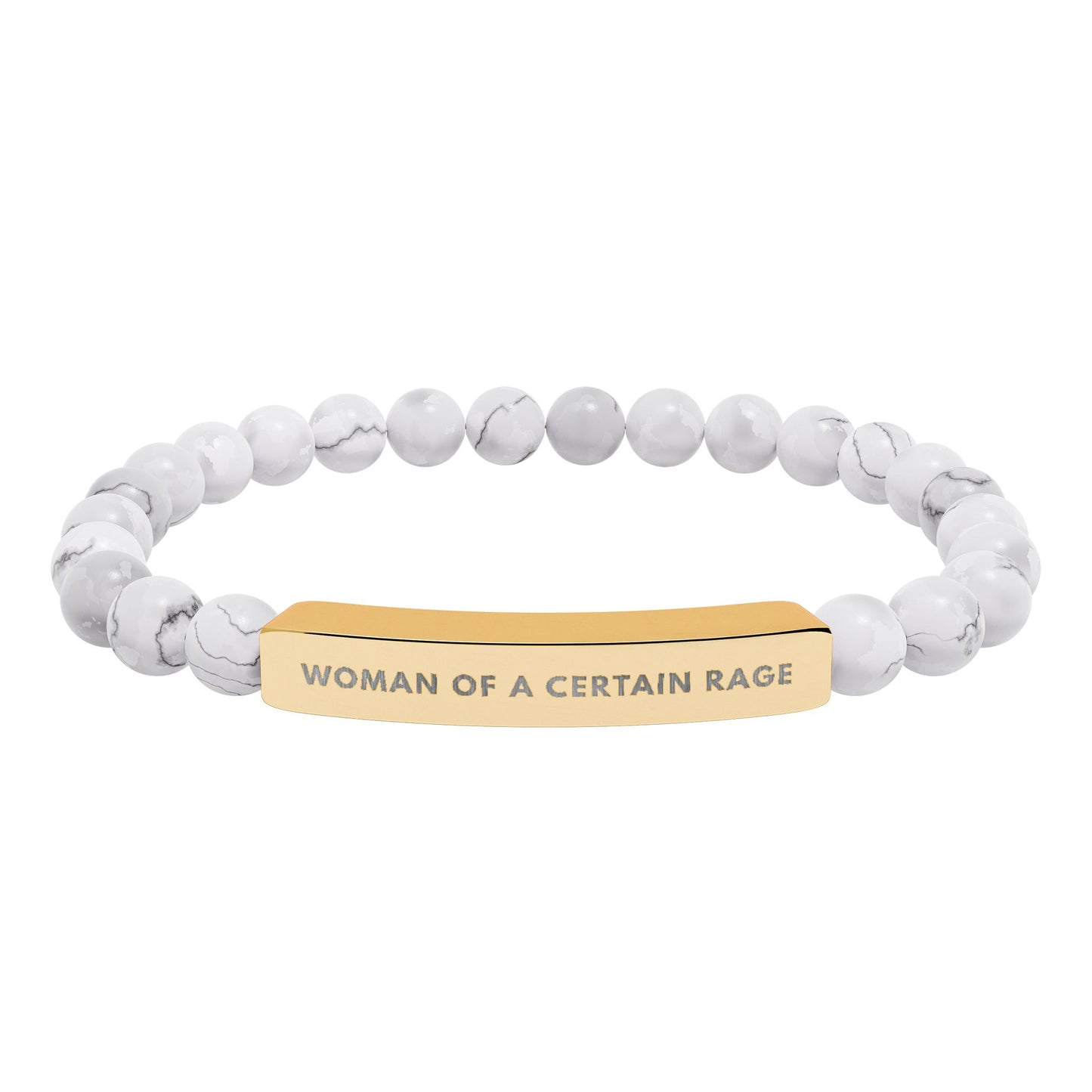 Woman Of A Certain Rage | 18K Gold-Plated Chakra Stone Bracelet