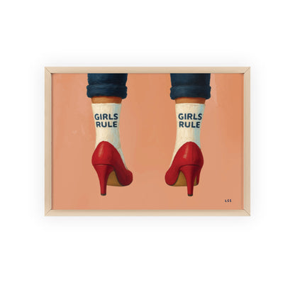 Girls Rule | Framed Art Print