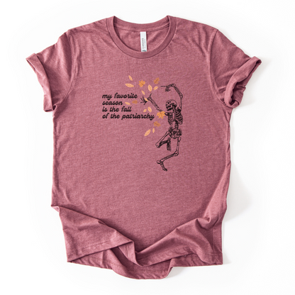 The Fall of The Patriarchy Skeleton T-Shirt