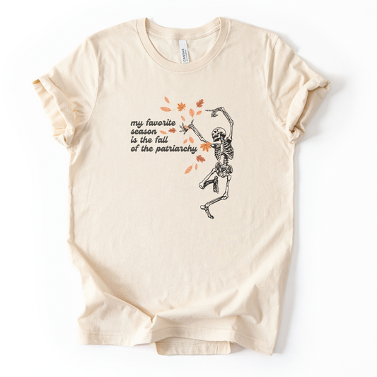 The Fall of The Patriarchy Skeleton T-Shirt