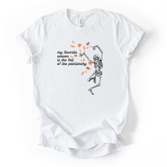 The Fall of The Patriarchy Skeleton T-Shirt