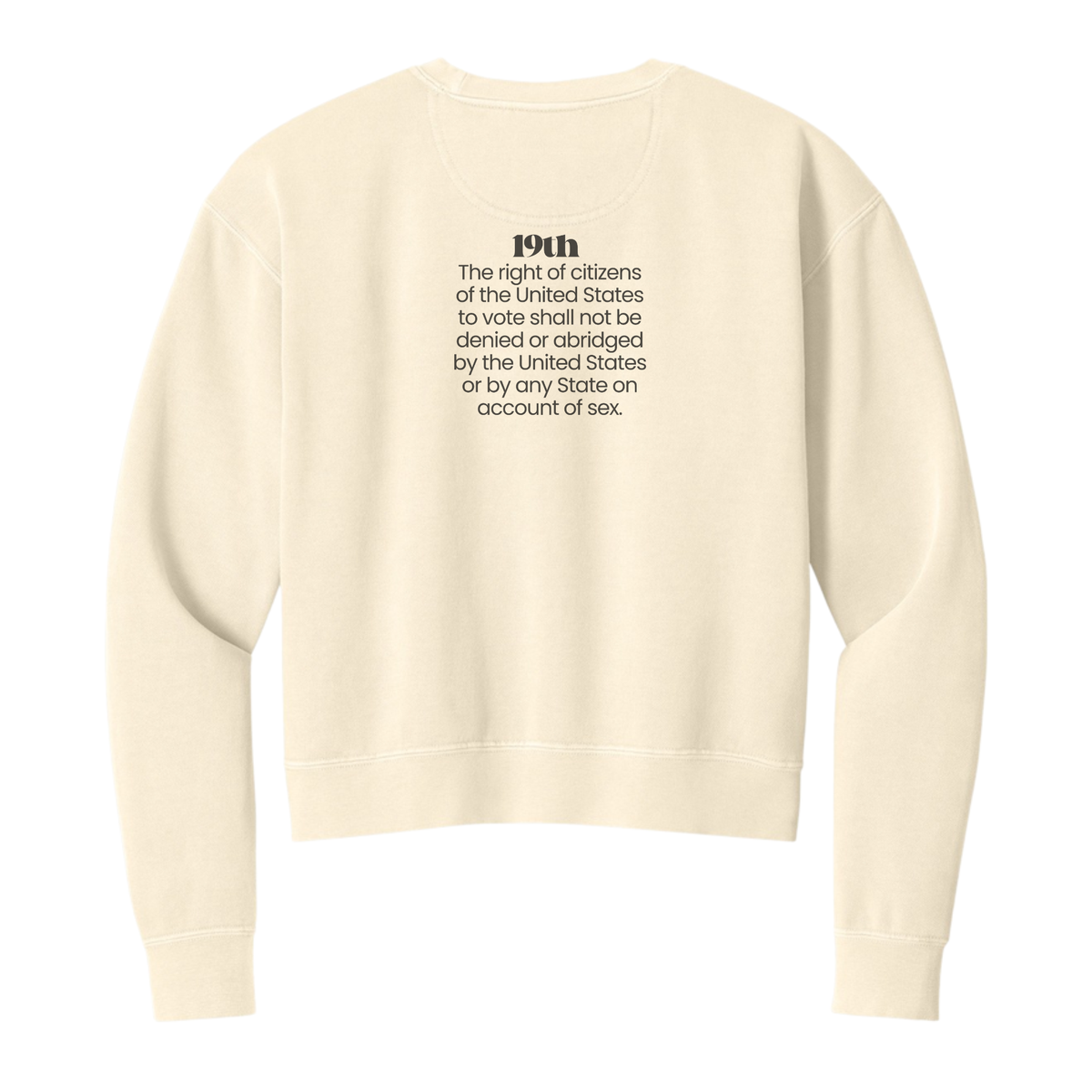 Girls Just Wanna Vote | Mid-Length Crewneck Sweatshirt