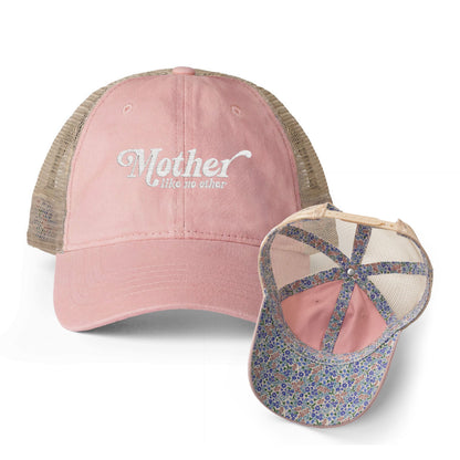 Mother Like No Other | Washed Pattern Mesh-Back Trucker Hat