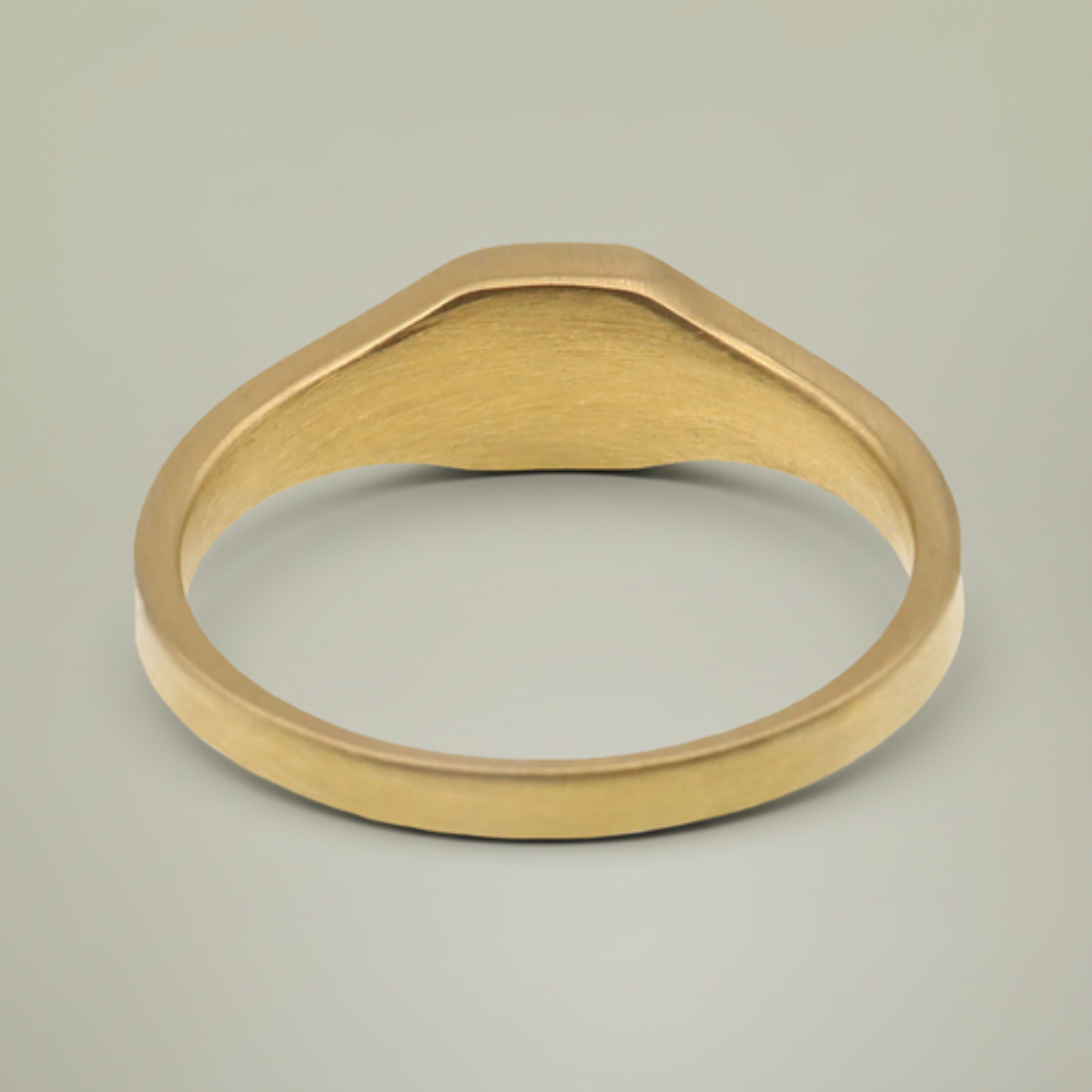 Rising Phoenix | 18K Gold-Plated Crest Square Signet Ring