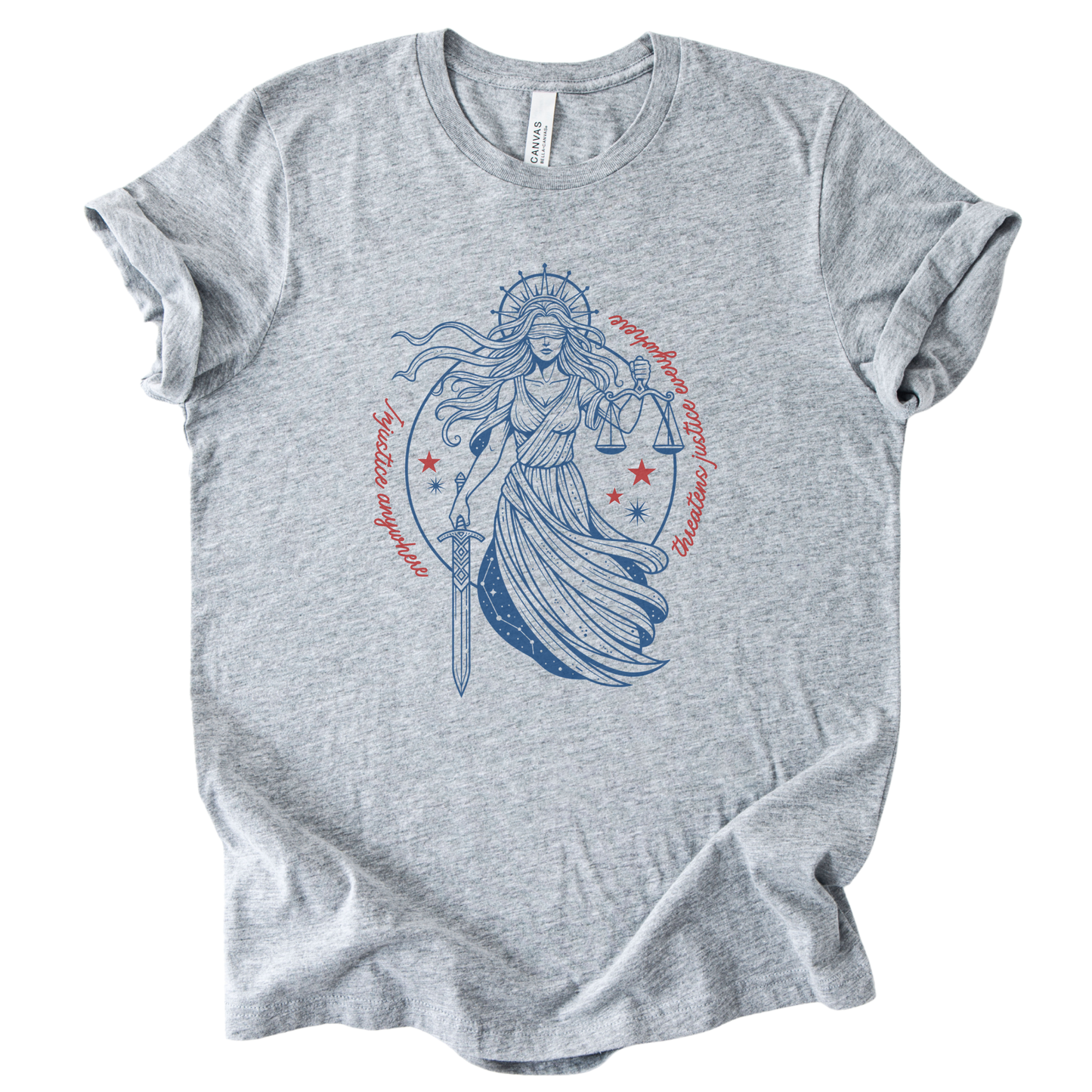 Injustice Anywhere Threatens Justice Everywhere T-Shirt