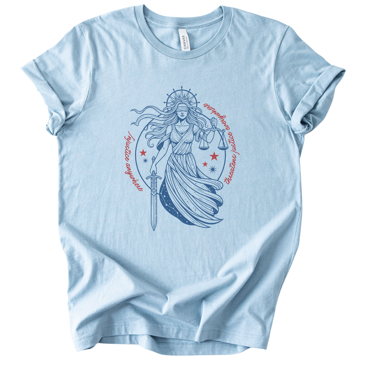 Injustice Anywhere Threatens Justice Everywhere T-Shirt