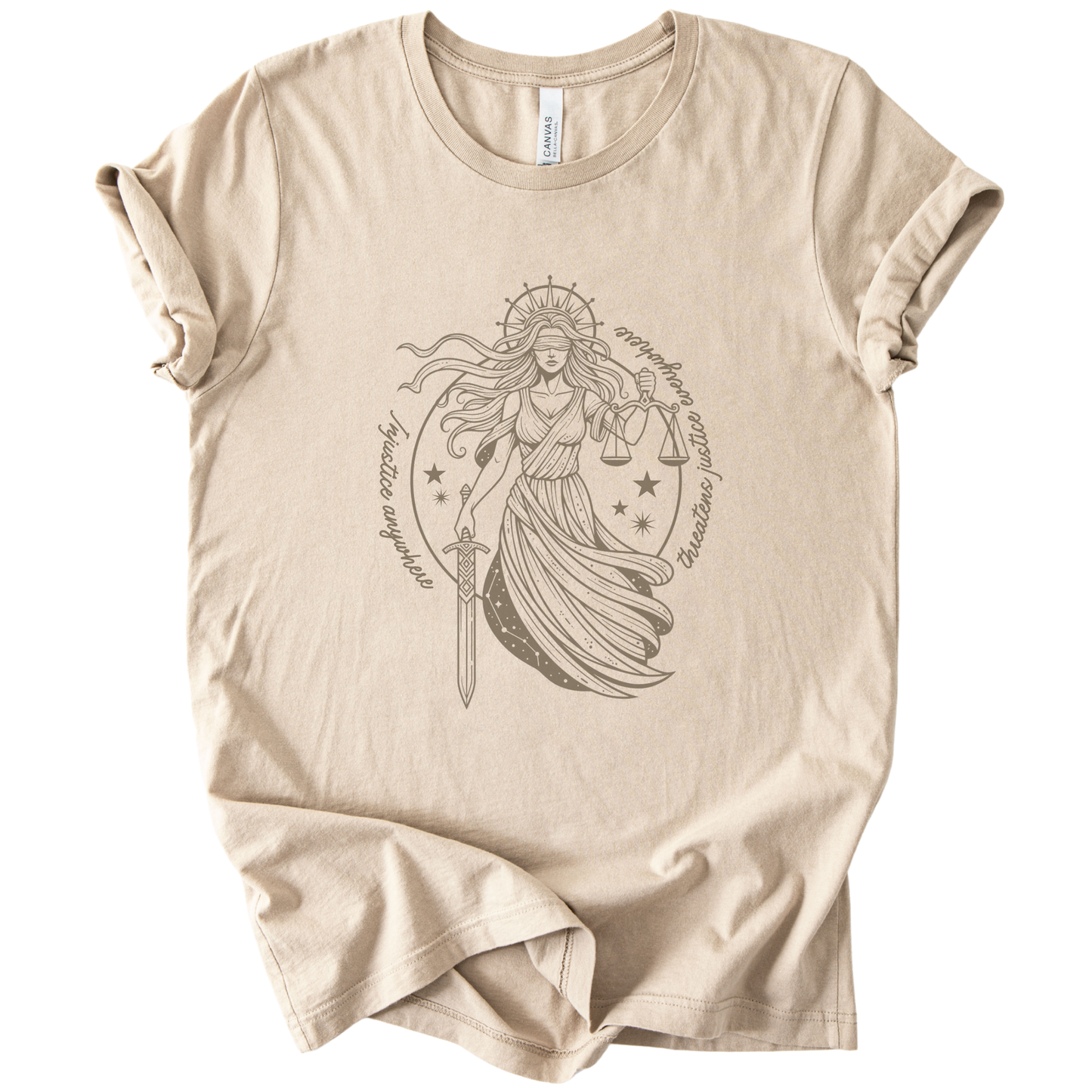 Injustice Anywhere Threatens Justice Everywhere T-Shirt