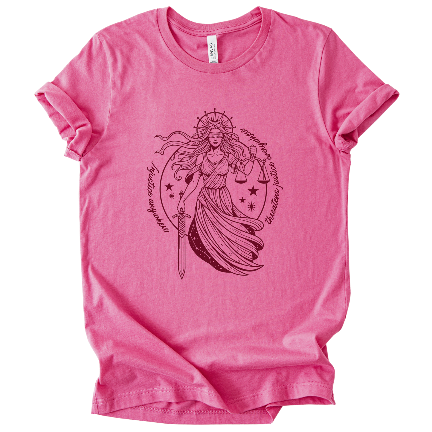 Injustice Anywhere Threatens Justice Everywhere T-Shirt